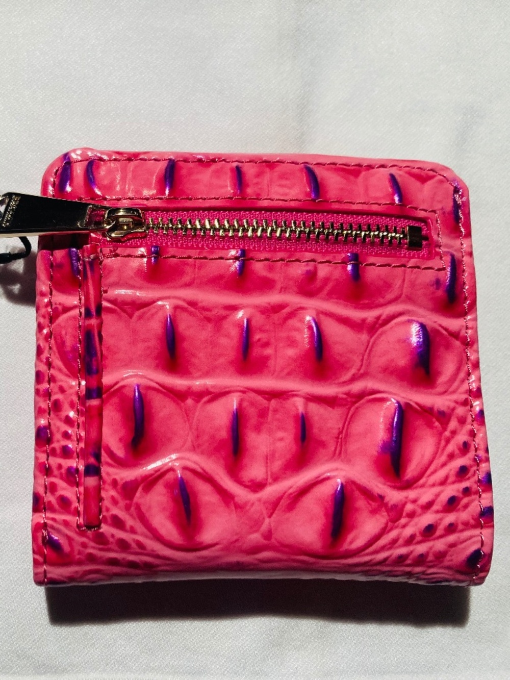 NWT!  Brahmin Wallet (Jane Phlox Pink Melbourne Genuine Leather Wallet) - Picture 2 of 3